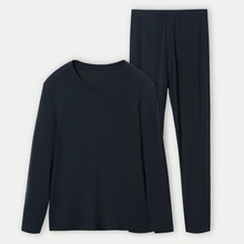 批发保暖内衣套装男海撤柜冬季磨毛保暖圆领秋衣秋裤两件套3Y023