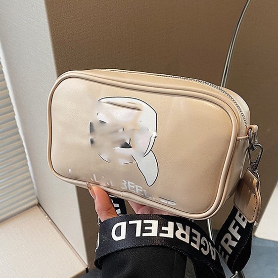 Bolsos transfronterizos Bolsos cuadrados pequeños europeos y americanos 2025 Nueva moda Bolso bandolera Bolso de cámara Lafayette impreso