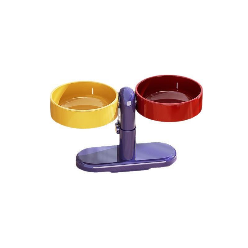 [Sorpresa de consulta] tazón para gatos tazón de agua para beber tazón de acero inoxidable tazón para perros no es fácil derribar protector cervical tazón para mascotas