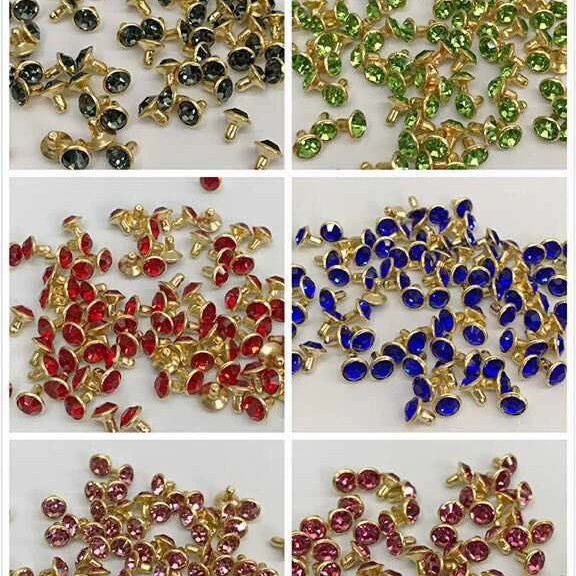 Завод прямой A-класса горный хрусталь ногтей Стекло дрель заклепка трубы дрель Перл заклепки сплава жемчуг полный