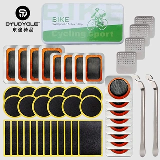 自行车免胶水补胎工具组合单车冷补胶撬胎棒快速补胎片轮胎修补盒