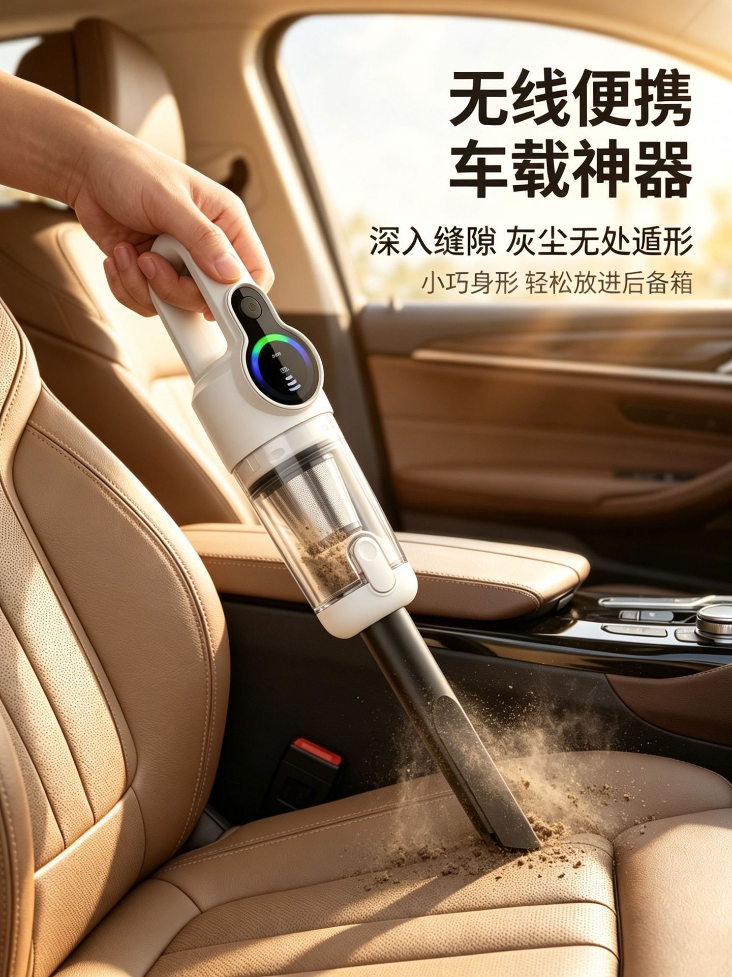 Cross-Border Car Vacuum Cleaner, Household High-Power Handheld Vacuum and Mop Combo, High-Power Cat Hair Removal Wireless Vacuum Cleaner