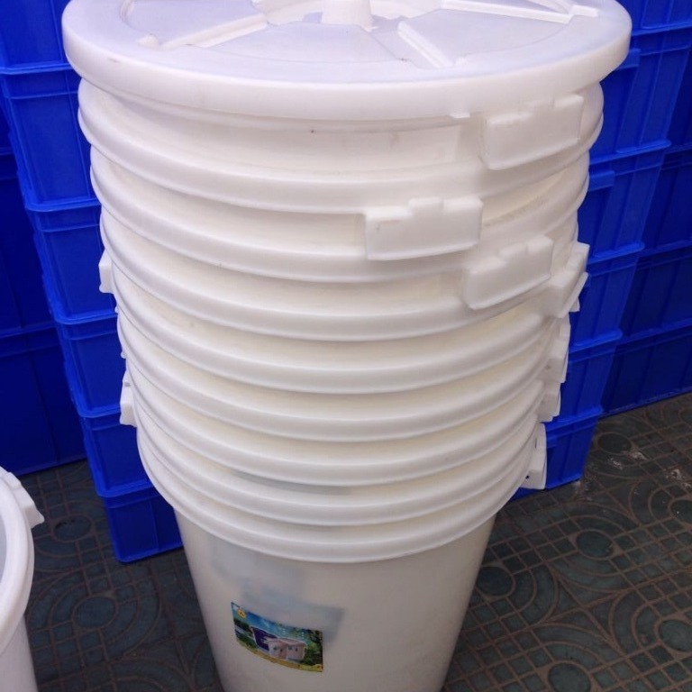 厂家批发 150升塑胶大白桶 塑料水桶加厚 150L工业垃圾桶