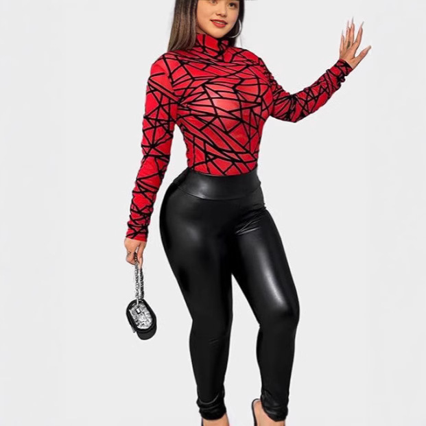 2025 new European and American cross-border summer hot women's one-piece swimsuit tight-fitting jumpsuit long sleeve 2025 new European and American cross-border summer hot women's one-piece swimsuit tight-fitting jumpsuit long sleeve