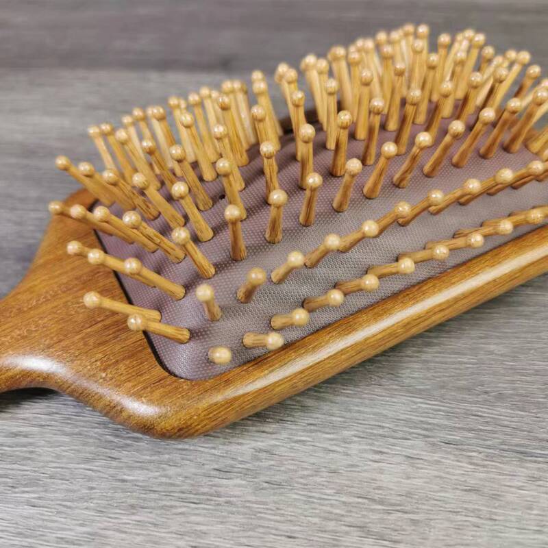 金檀木エアクッションコーム 家庭用大型エアバッグコーム 頭皮経絡マッサージ カールヘアふんわりコーム 刻印入りコーム 卸売|undefined