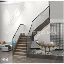 铝合金现代简约不锈钢钢化玻璃玻璃扶手