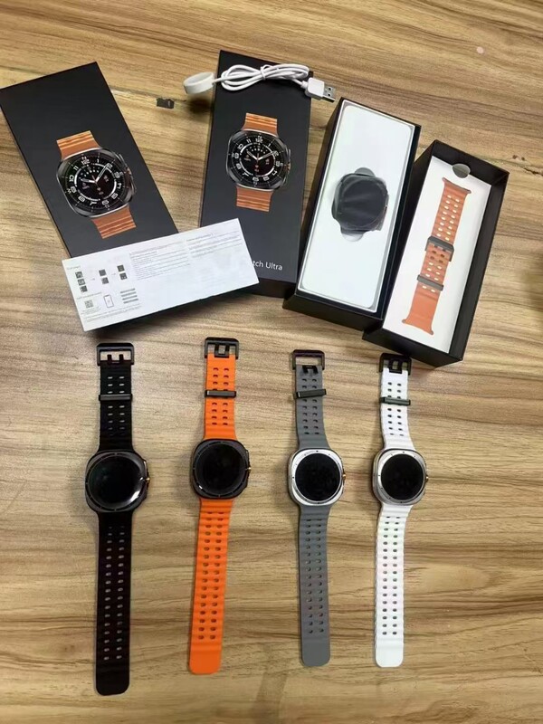 Foreign Trade Model Galaxy Ultra Square and Round Smart Watch 1:1 Boot Logo Bluetooth Smartwatch