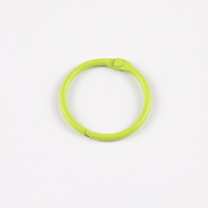 Color macarón 30mm color laqueado anillo de encuadernación anillo de encuadernación calendario de escritorio anillo de encuadernación DIY