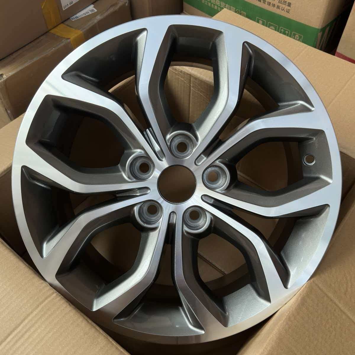 适用17寸16款17款18款吉利博瑞铝合金轮毂全新原装款钢圈胎铃替换