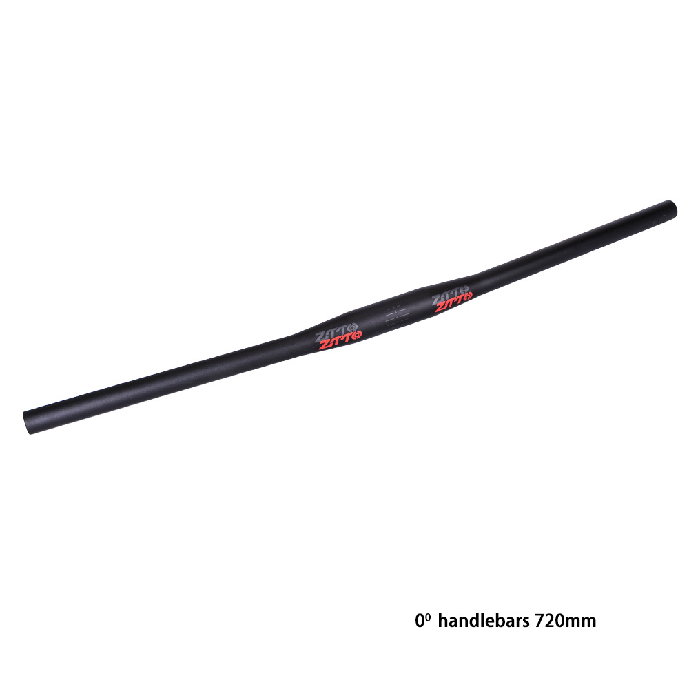 ZTTO venta caliente transfronteriza manija de bicicleta de montaña alargada 31.8MM manillar recto negro manillar de aleación de aluminio