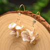Organic genuine design brand cute earrings from pearl handmade, light luxury style, Korean style, wholesale