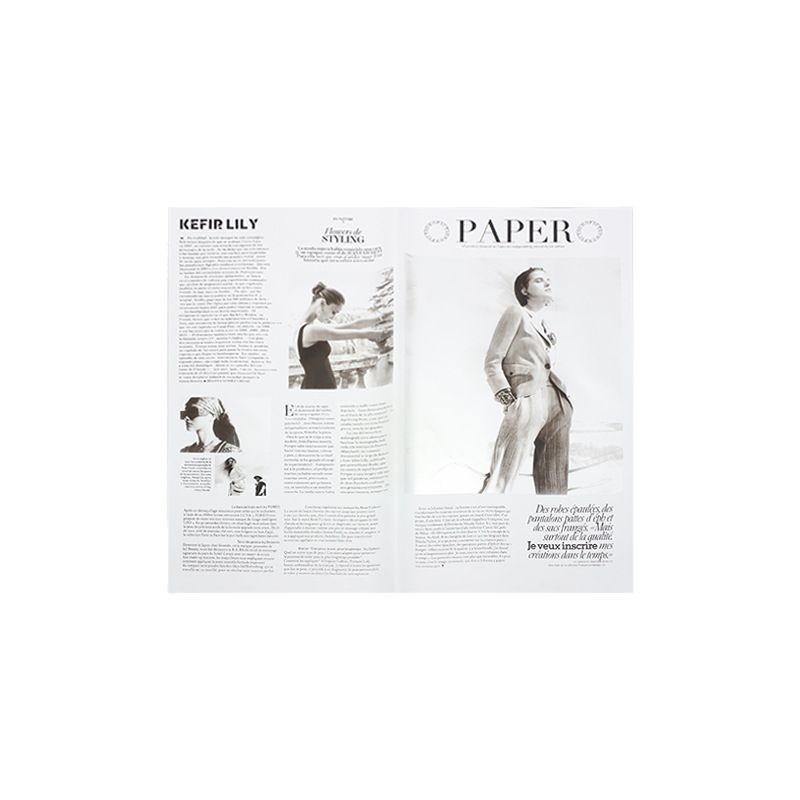 Huaxi New Fashion Weekly Series Papel de regalo de flores Chica Retro Inglés Papel de flores Material de ramo de regalo