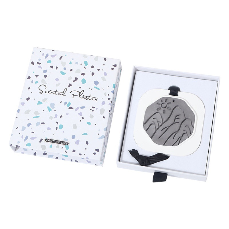 Yeso coche aromaterapia hogar al por mayor fragancia decoración fragancia sólida desodorante incienso colgante incienso pieza armario aromaterapia cera pieza