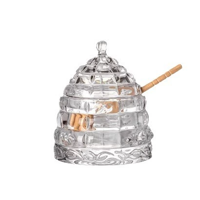 Glass storage system, syrup for home use, storage box, spoon