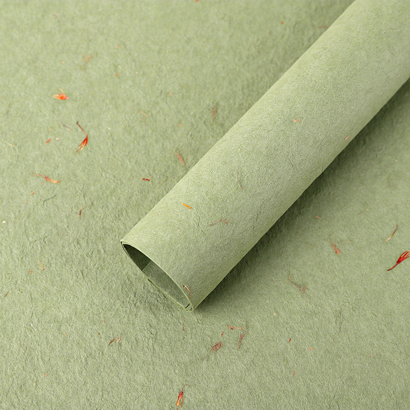 Nuevo papel de pétalo desmenuzado, papel de estilo, papel de embalaje de ramo, papel de embalaje de flores de alta calidad, papel Dongba, papel floral, lote