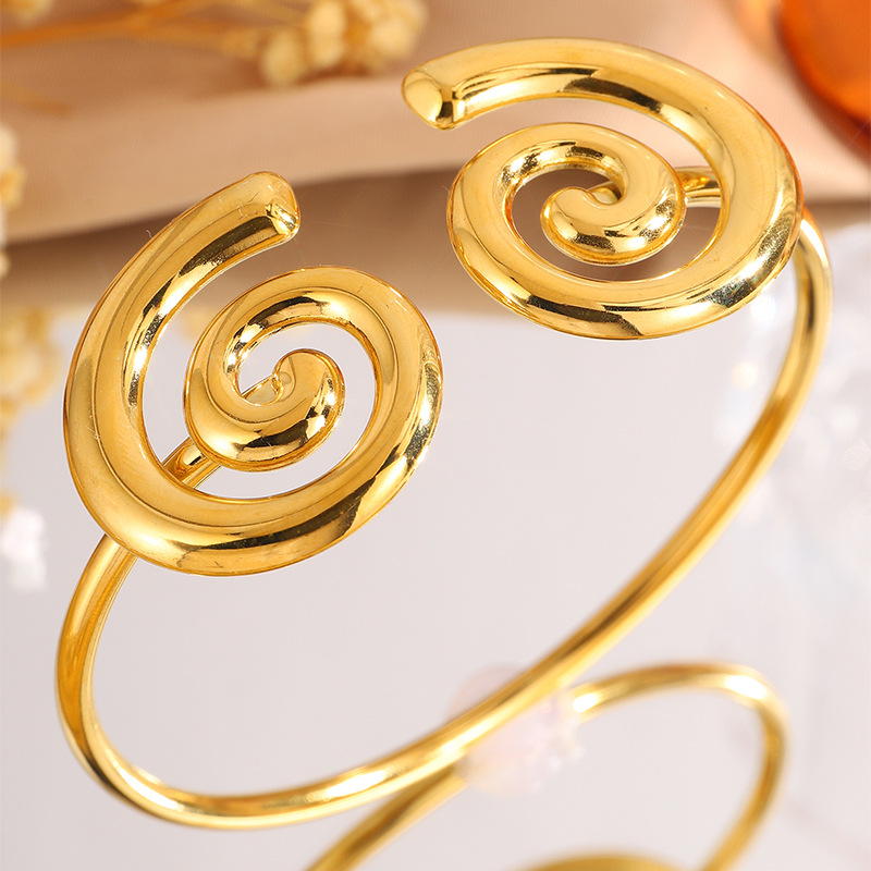 El estilo chino herencia de la antigua ley de la pulsera de acero de titanio Nezha Qiankun círculo pareja abierta Vietnam Sha Jin Nezha joyas de pulsera