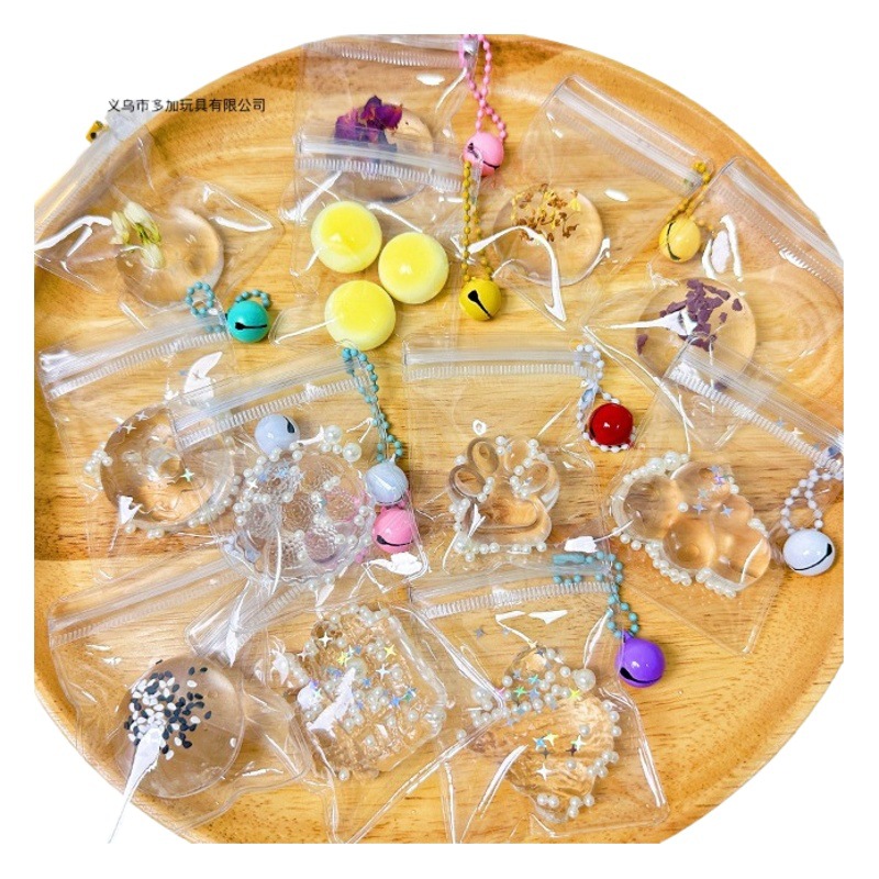 B Le Jia Jia Food Play Colgante pequeño campana nariz pequeña pellizca Le tpr mochila escolar colgante simulación juguetes ventas directas de fábrica