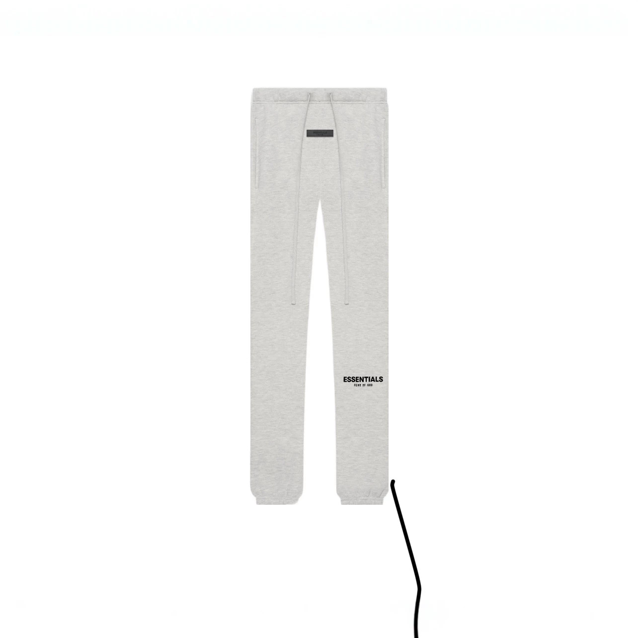 SS22 - Essentials Small Label Flocked Print Sweatpants with Jogger Legs