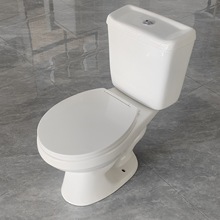 出口分体式马桶虹吸式水箱座头分开式座便器坐便器节水