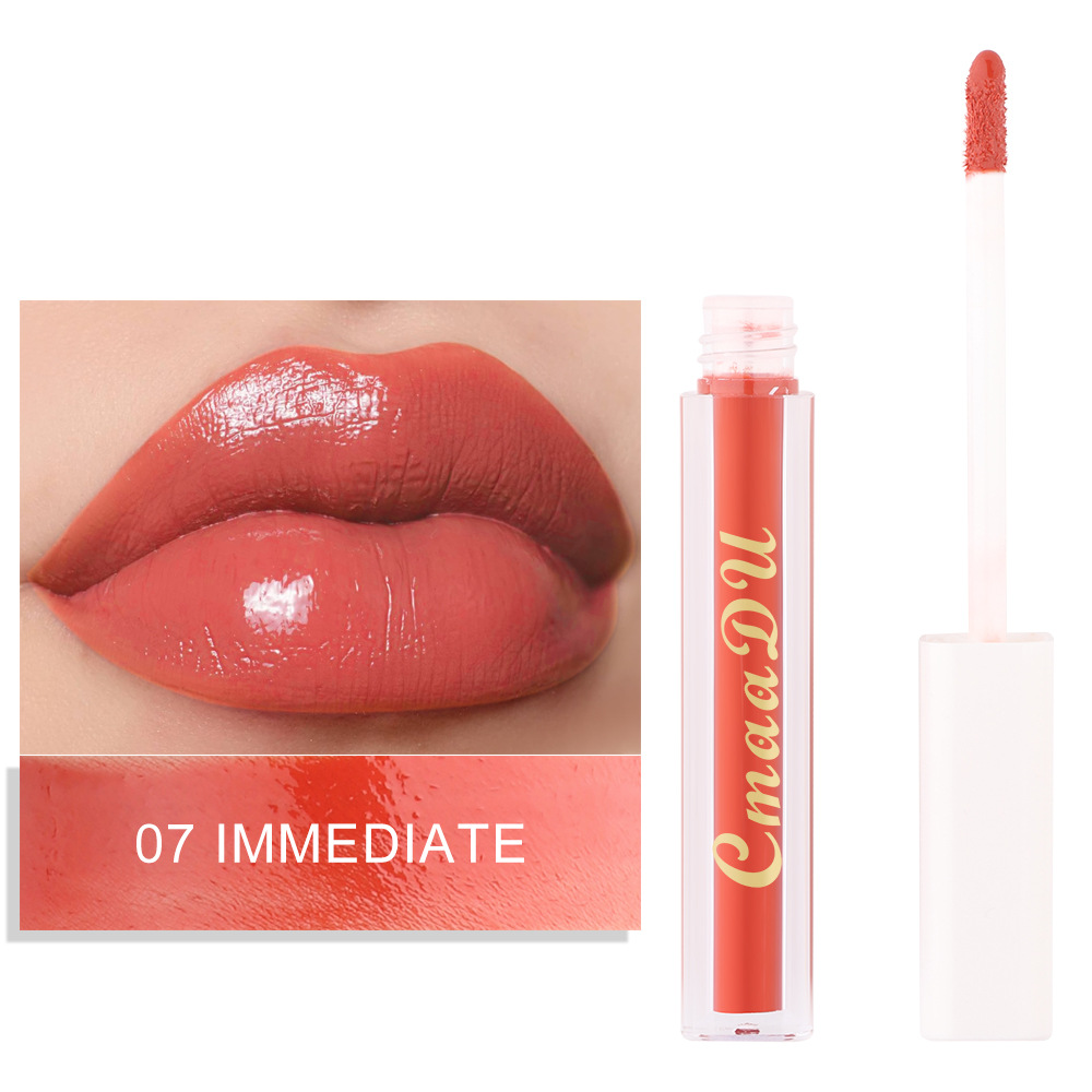 Check it out! Link Disclaimer - Exclusive for Foreign trade :CmaaDu 8-color Lipstick Olive Cream Brightening Lip Gloss undefined