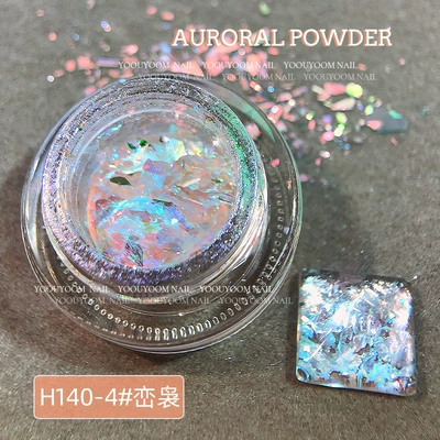 aurora cloud brocade powder glitter – Dırnaq bəzəkləri - h140-4-mountain-curl