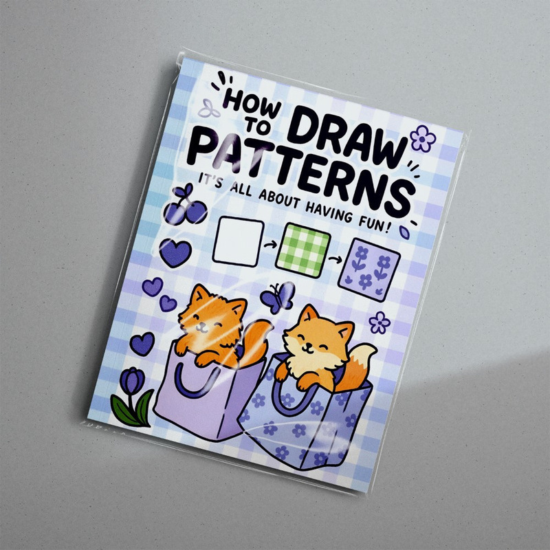 跨境新品现货How to draw easy patterns 教你如何简单的学画画|undefined