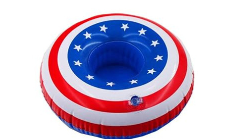 Portavasos inflable unicornio Piña Sandía de coco pato Cisne Portavasos flotante portavasos suministros de agua