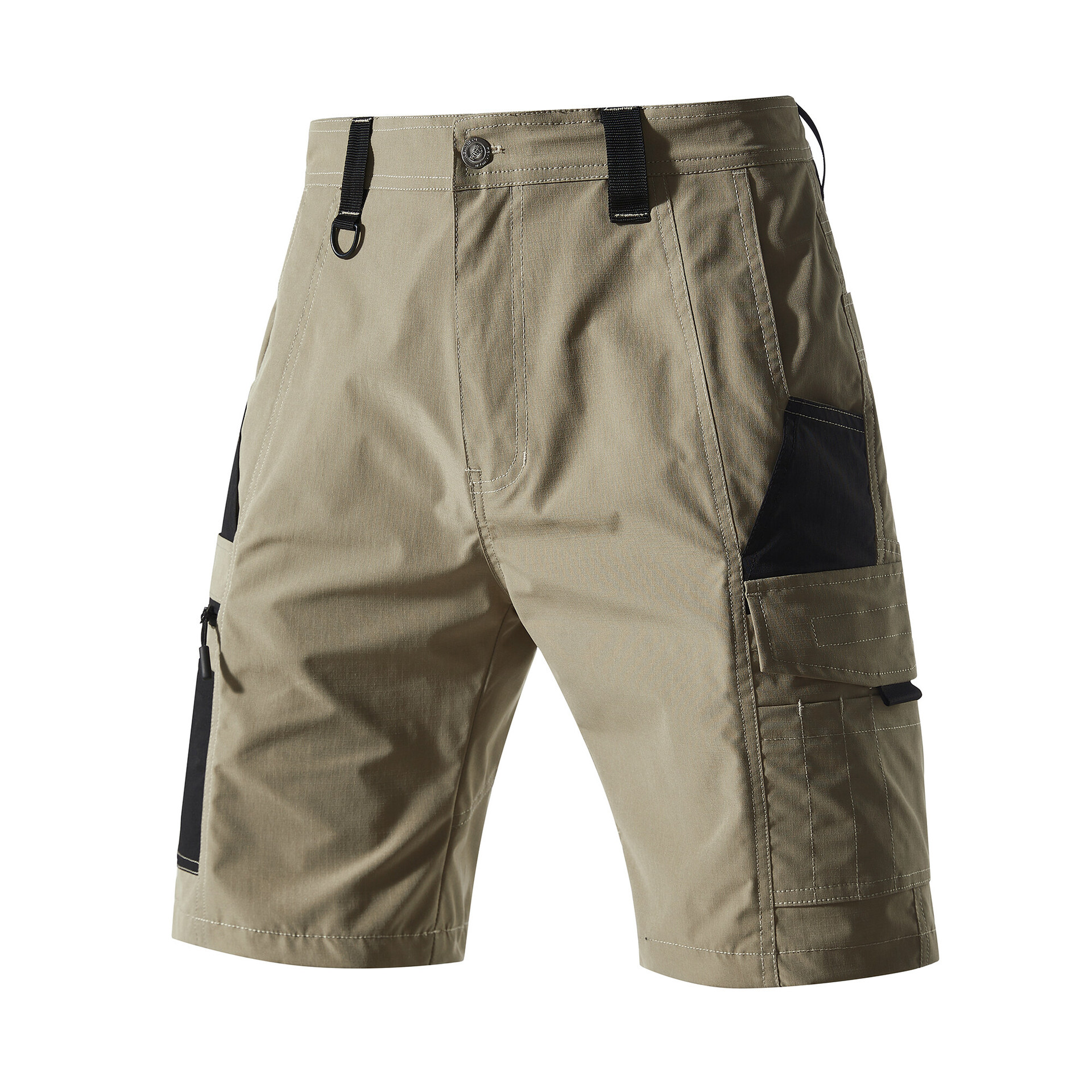 Men's Cargo Shorts Outdoor Work Loose Casual Pants New Travel 5-Point Shorts Multi-Pocket Fashion Large Shorts