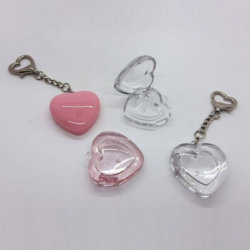 クロスボーダーラブキーホルダーブラッシュボックス 1 グラム包装材ミニポータブルリップ泥ボックスアイシャドウボックス化粧品包装材料卸売|undefined