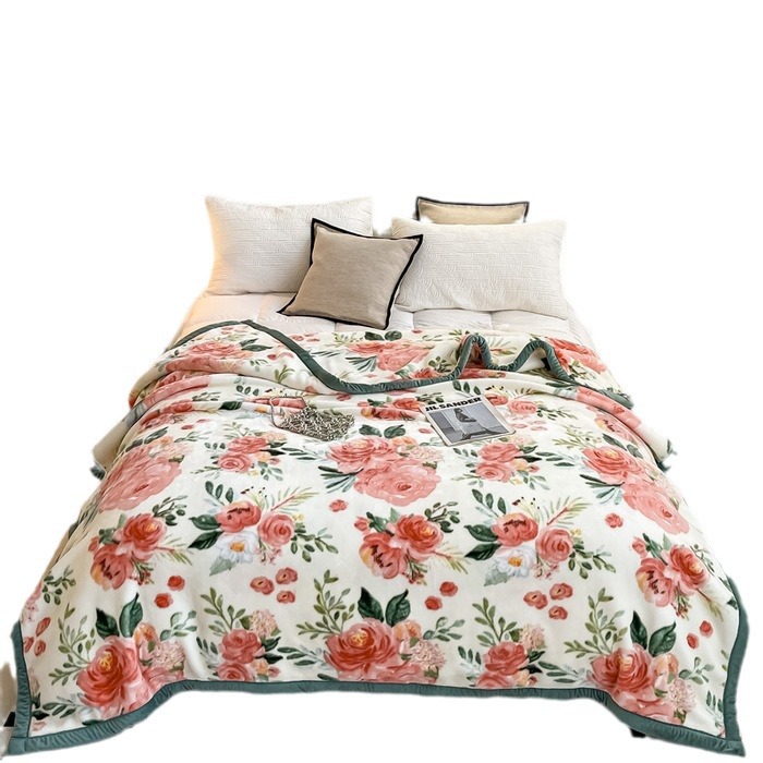 クラスA二重厚い毛布布団ラシェル超柔らかい天糸雲毛布冬保温カバー毛布卸売り