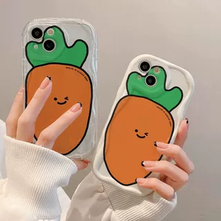 超大萝卜适用于苹果16PROMAX手机壳iPhone15卡通14趣味13软壳12/x