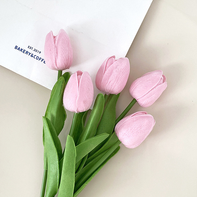 튤립 조화-캔디 파우더