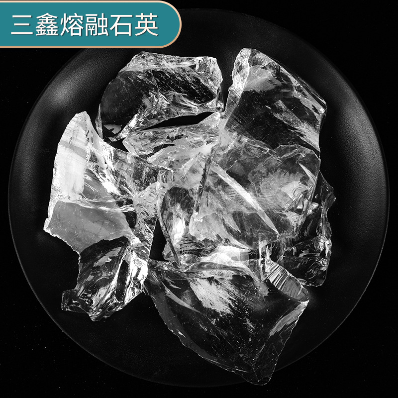 厂家生 产 A级熔融石英块1-5cm透明石英砂陶瓷化工石英块支持批发