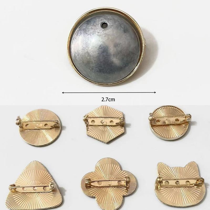 宋锦DIY发簪底托古风盘发叉汉服发饰配件合金异形簪子饰品辅料|undefined