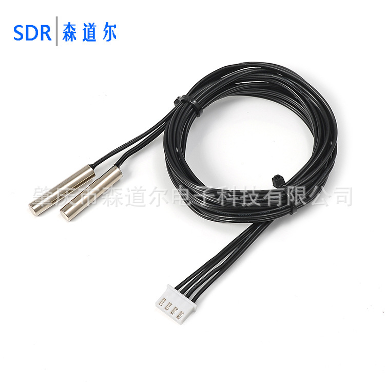 饮水机冷热双探头温度传感器 10K3950 测温精度1% NTC热敏电阻50K