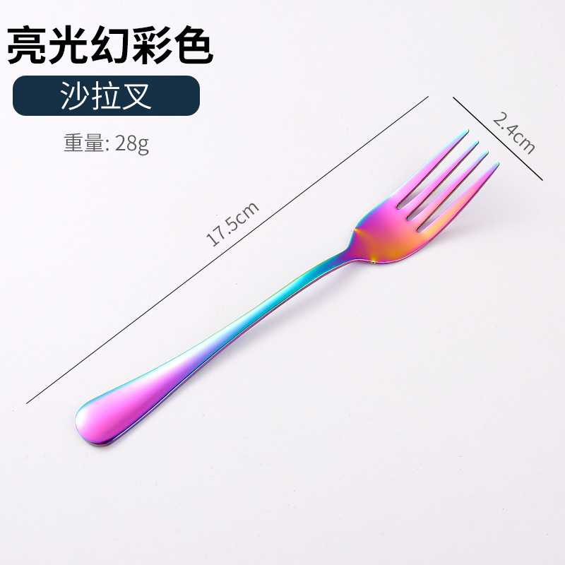アマゾンクロスボーダー1010ステンレス食器セットチタンメッキマット黒洋食ステーキナイフフォークスプーン5セット|undefined