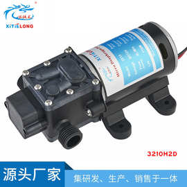 厂家供应电动隔膜泵 12V水泵高压洗车泵 打药直流自吸增压24V100W