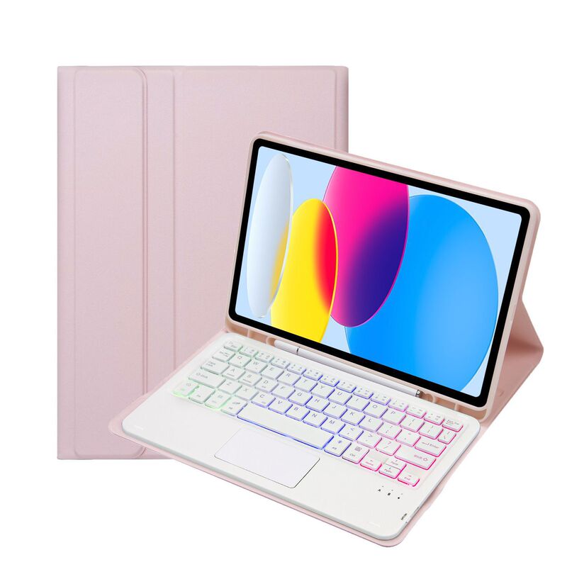ipad10 Bluetooth keyboard leather case Air510.9 backlit keyboard protective case ipad Pro11 foreign trade explosion