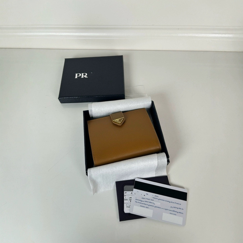 P Brand Cross-Pattern New Model Multifunctional Large-Capacity Short High-End Simple Luxury Card Holder Coin Purse 1Mc038 P Brand Cross-Pattern New Model Multifunctional Large-Capacity Short High-End Simple Luxury Card Holder Coin Purse 1Mc038