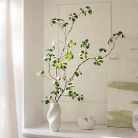 仿真假花绿色植物观音莲家居饰品客厅禅意摆件仿真枝条长支绿植藤