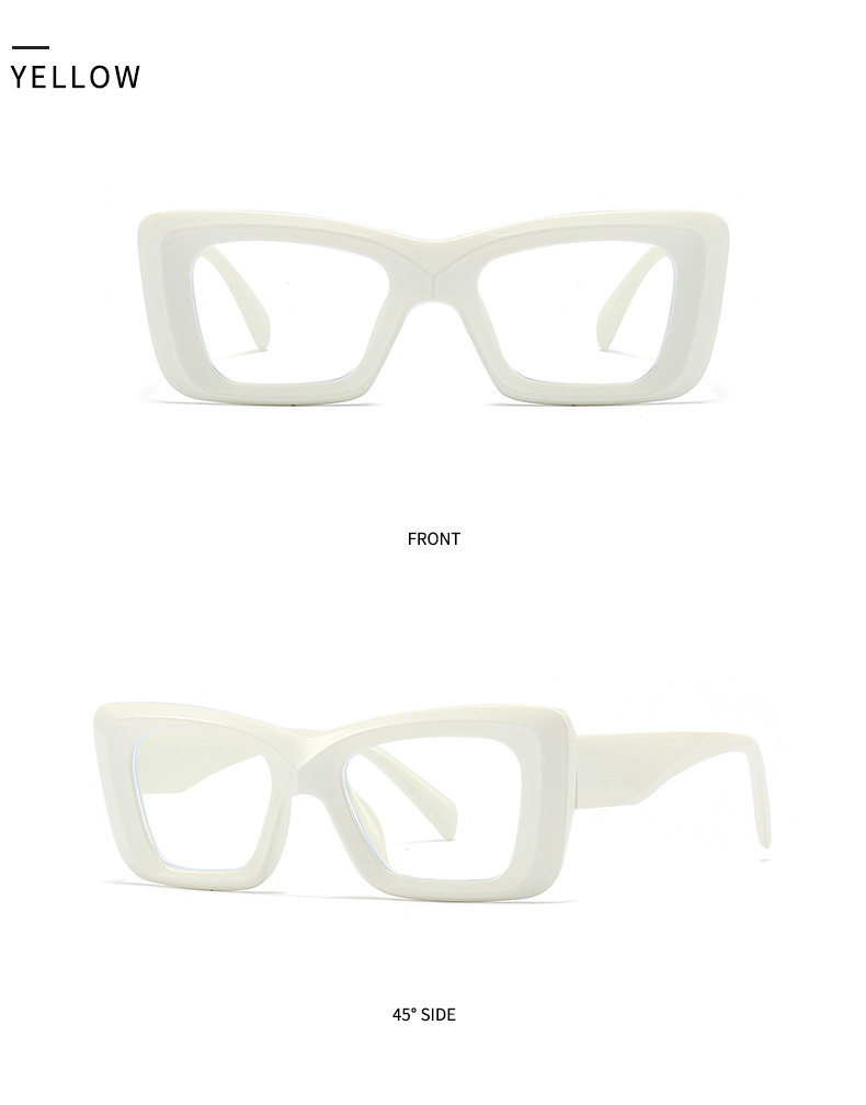 New European and American fashion catwalk small frame cat eye sunglasses for women, trendy sunglasses for men, cross border 9137 UV protection_voghion.com