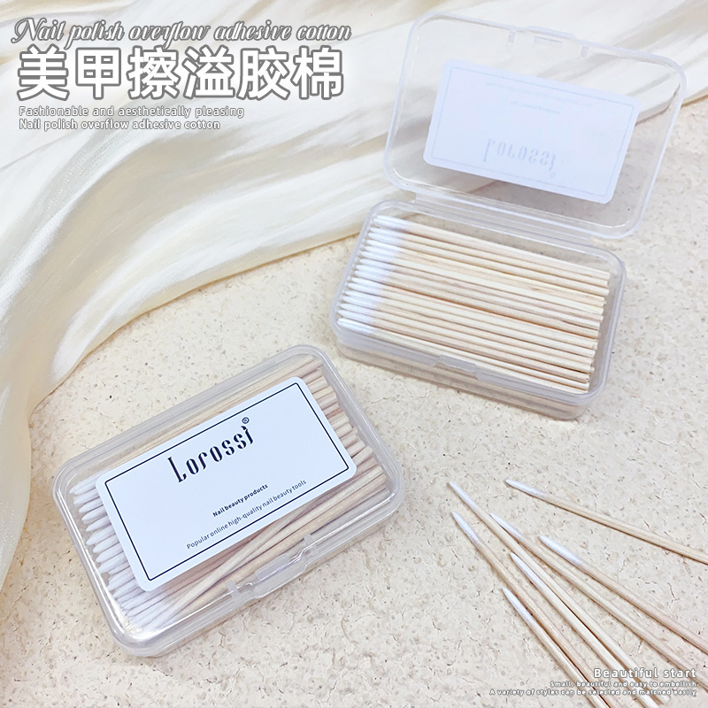 Disposable Makeup and Nail Cotton Swabs for Home Use, Ultra-Fine Pointed Tips for Cleaning Nail Grooves, Wiping Excess Glue, and Cleaning Nail Polish Gaps Disposable Makeup and Nail Cotton Swabs for Home Use, Ultra-Fine Pointed Tips for Cleaning Nail Grooves, Wiping Excess Glue, and Cleaning Nail Polish Gaps