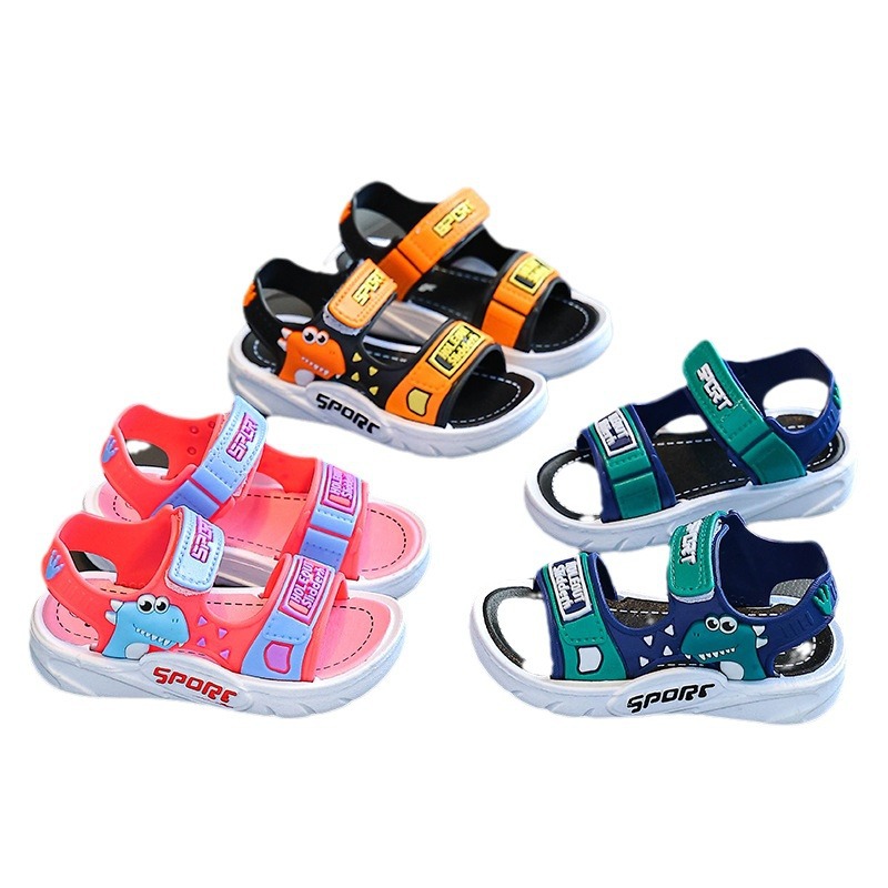 Zapatillas infantiles para niños, niños y niñas verano 2024 nuevo niño antideslizante baño doméstico zapatillas de playa para niños