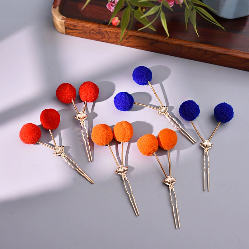 Hanfu головной убор Национальный ветер будет двигаться, U-ball, новогодние аксессуары для волос