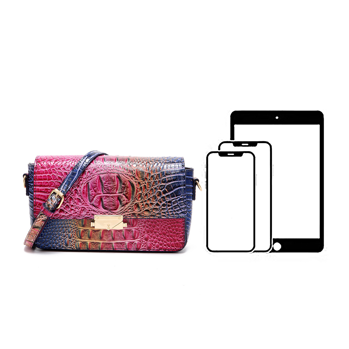 Dames schoudertas retro crossbody tas en messenger bag_voghion.com
