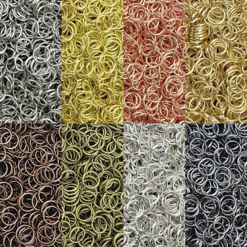 Open Ring Iron Ring Flat Ring Jump Ring Earrings Necklace Bracelet Connecting Ring Handmade Materials DIY Jewelry Accessories Open Ring Iron Ring Flat Ring Jump Ring Earrings Necklace Bracelet Connecting Ring Handmade Materials DIY Jewelry Accessories