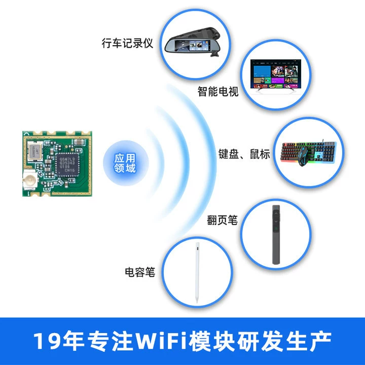 Домашний звёздный WiFi+BLE+SLE маршрутизатор и шлюз WiFi6 беспроводной модуль WS73E Star Flash модуль один ко многим
