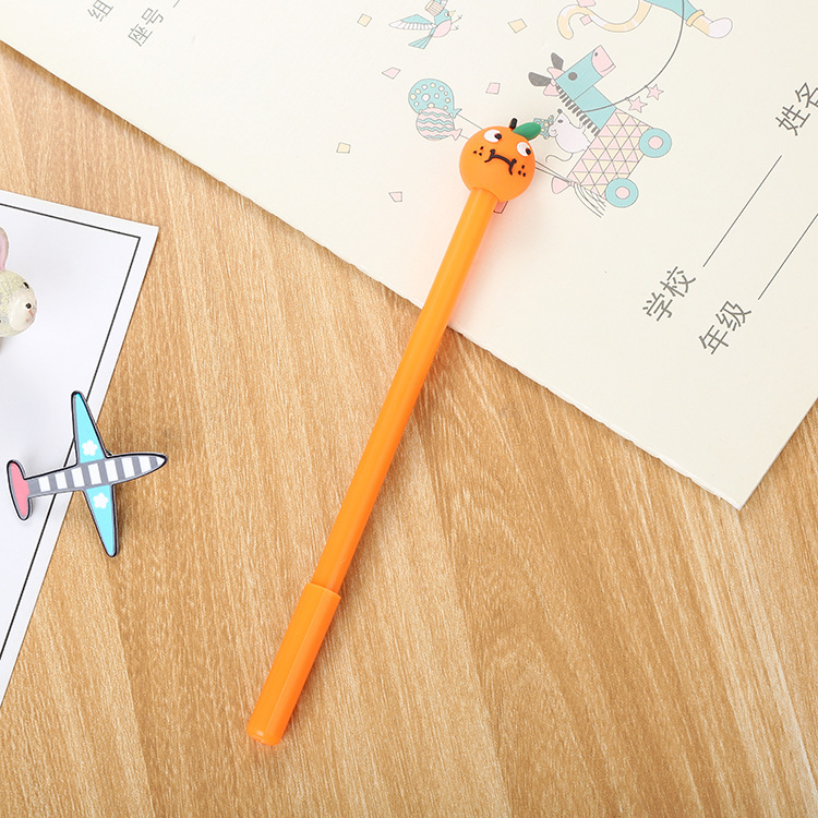 Estudiante pluma de gel de aprendizaje creativo papelería pluma de agua múltiple Rosa lindo dibujos animados pluma de la firma fábrica al por mayor