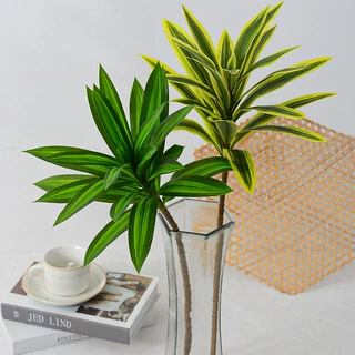 工厂直销 仿真绿植紫露草百合竹 仿生植物叶材摄影道具盆栽花装饰