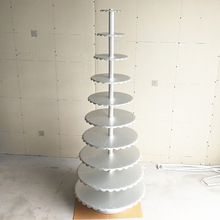 中柱圆型蛋糕架8层10层单柱圆形蛋糕塔6-24寸SN4433SN4434